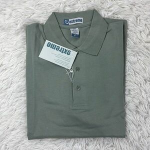 NWT extreme Slate colored Long sleeve polo